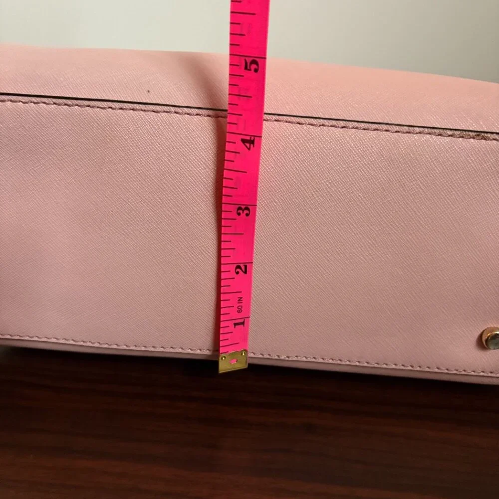 Kate Spade Cedar Street Maise Leather Pink/Rose Satchel Crossbody Quiet Luxury